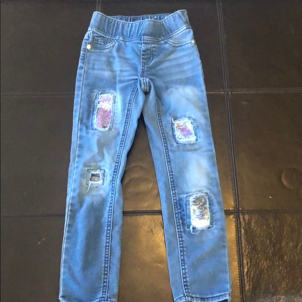 Justice flippy jeans